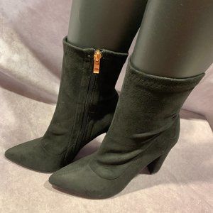 Risdoada Faux Suede Sock Booties   ***CLEARANCE PRICING***